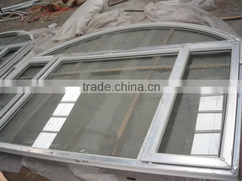 PVC casement window , arch window