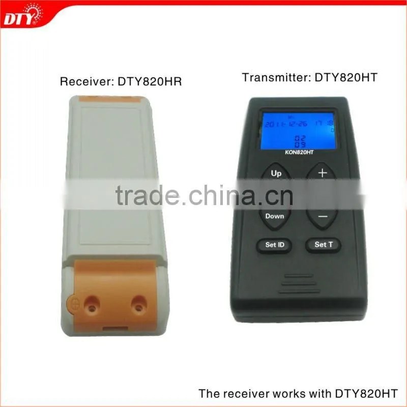 Tubular motor wireless timing controller with LCD
