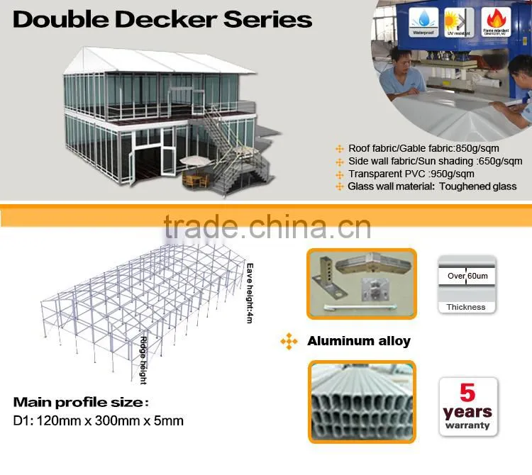 Elegant double docker tent in Australia