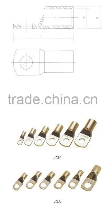 16mm2 copper tube terminal cable lugs