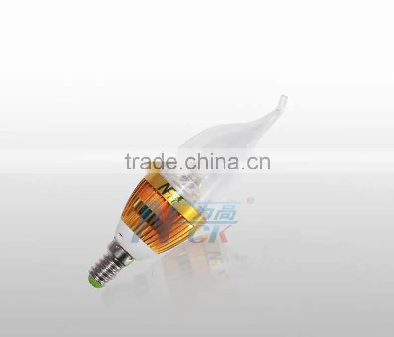 LED light for chandlier pendant light indoor led candle light artistic light