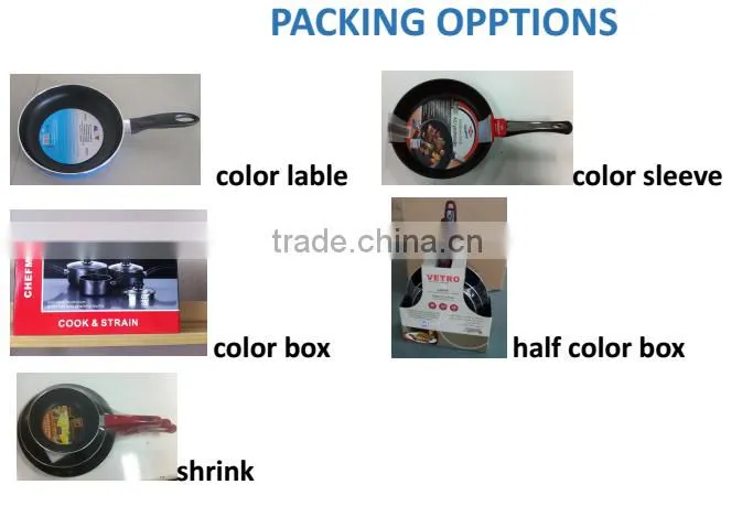Hot Sale 7pcs Aluminum Blue forged cookware set with trade assurance
