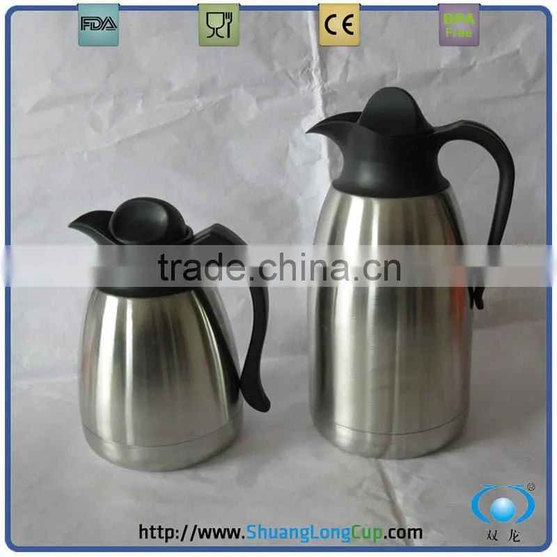 High quality double wall coffee pot