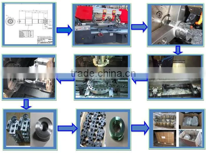 OEM precision component machined lathe components metal working