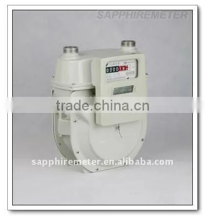ICWG6B Sapphire Diaphragm Wireless Remote Control IC Card Prepaid Intelligent Household Gas Meter