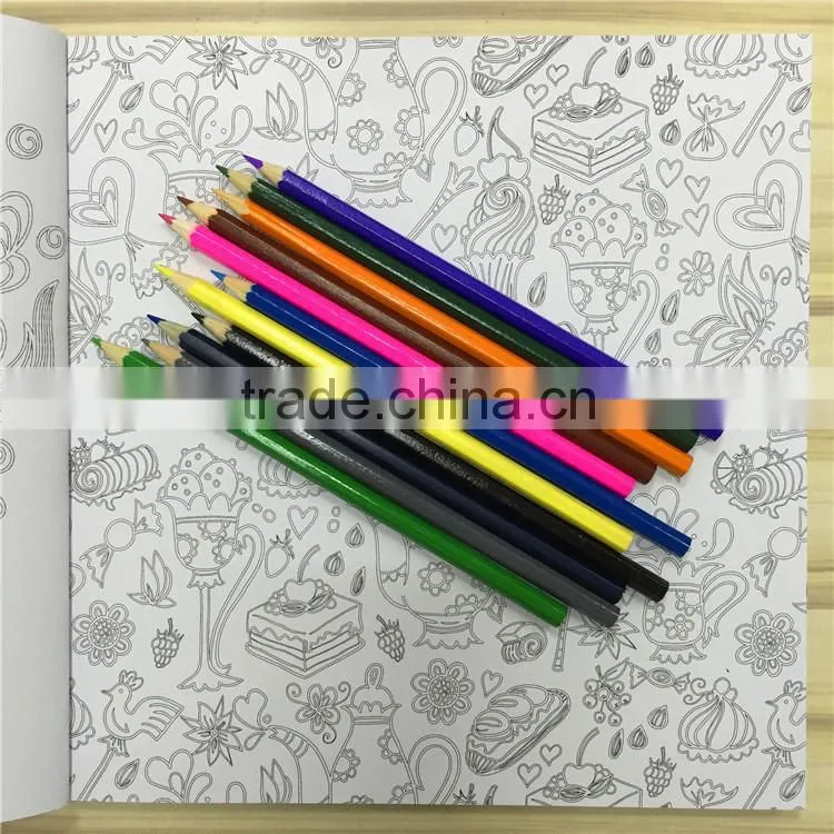Fashion wholesale secret garden series lovers coffee coloring books for adult