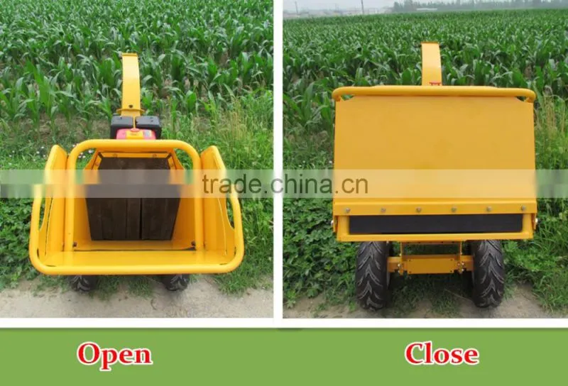 Petrol wood chipper shredder