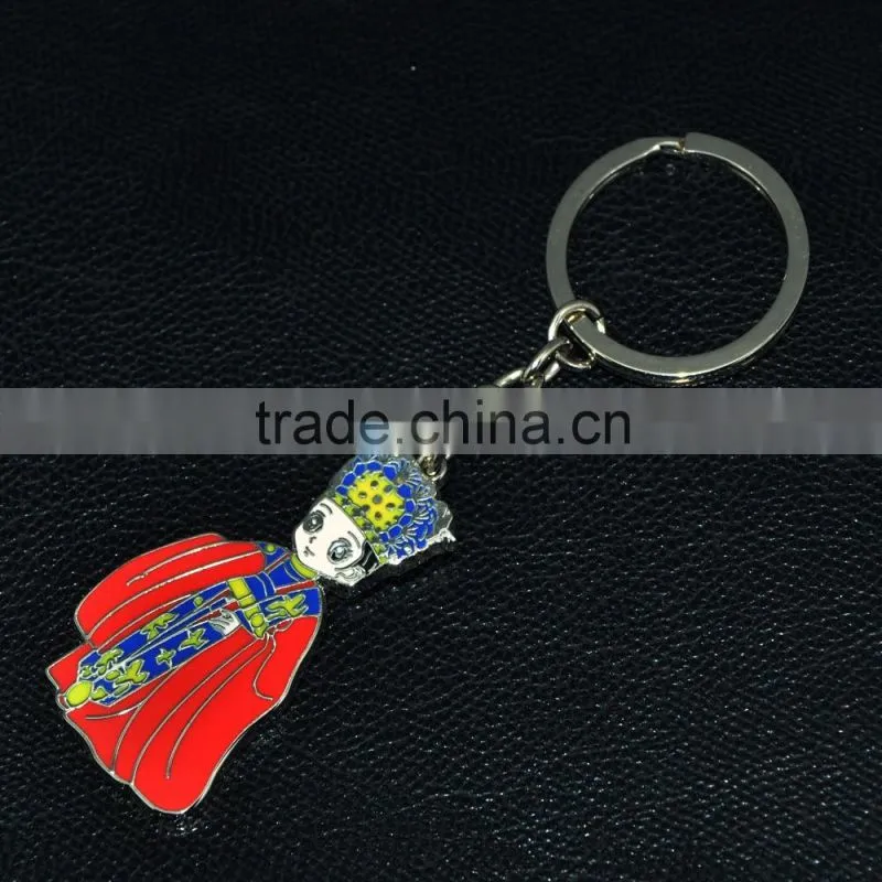 High quality palace clothing shape keychain/keyring