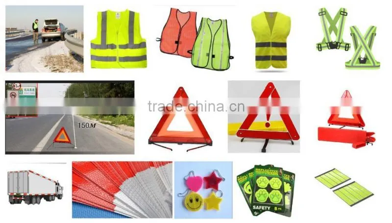 hot sell high visibility reflective car security vest car safety products