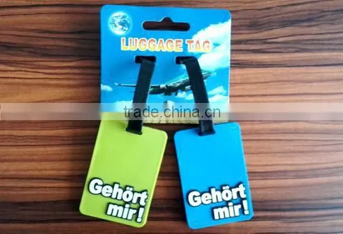 China bulk wholesale clear plastic luggage tags and high quality hard plastic custom luggage tag