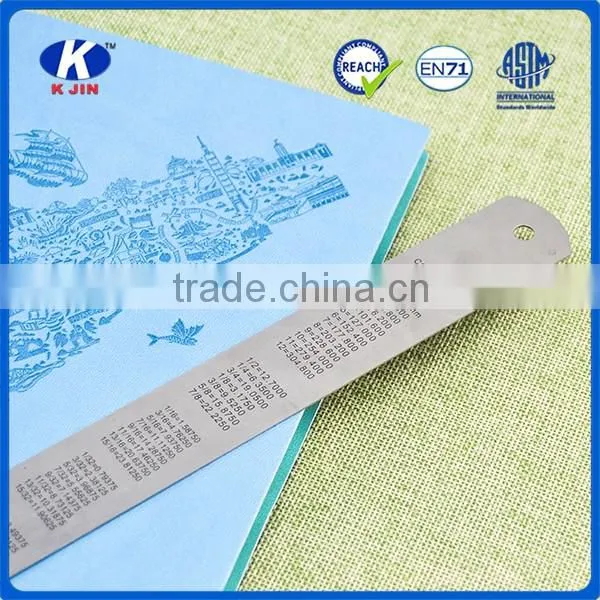 High quality 30cm stainless steel rule with custom printing