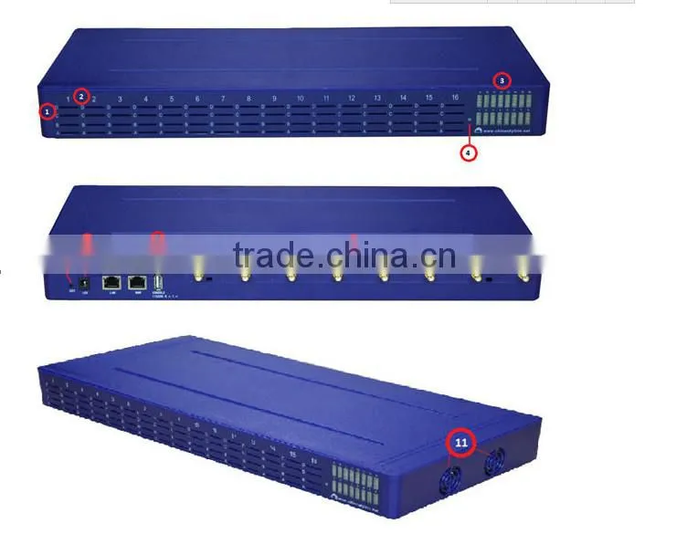 16 ports sms devcie internet sim server 32 ports sms gateway 4 sim cards per port
