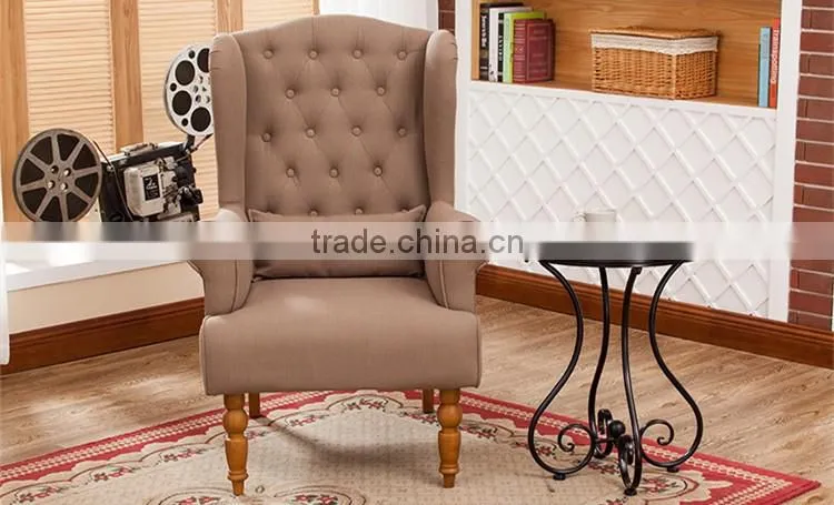 fabric fashionable Retro comfortable sofa chair Y463