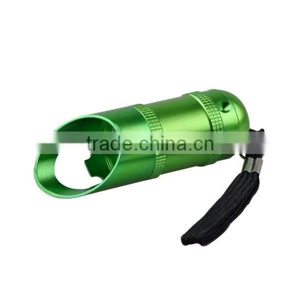 6 LED Under 1 Dollar Gift Flashlight Chinese LED Flashlight With Bottle Opener