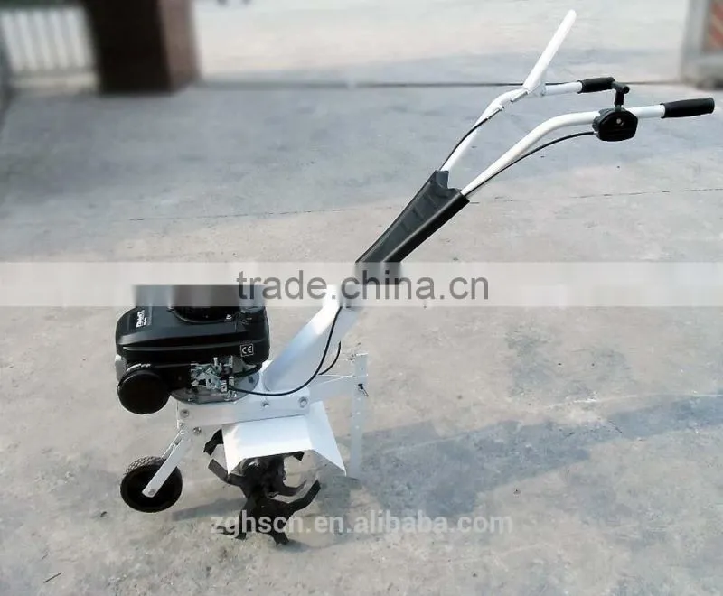 4HP garden field tilling machine hoe cultivator mini rotary tiller used in india