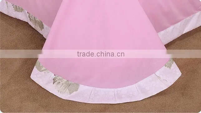 import fashion embroider china supplier 100% cotton percale bedding sets