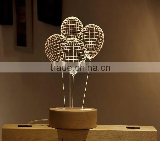 New Product Led Small Night Light, 3D Lamp Light
