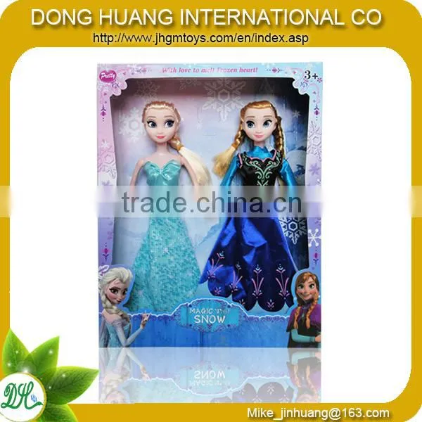 2014 American Hot Sale 11 Inch Frozen Anna&Frozen Elsa Doll