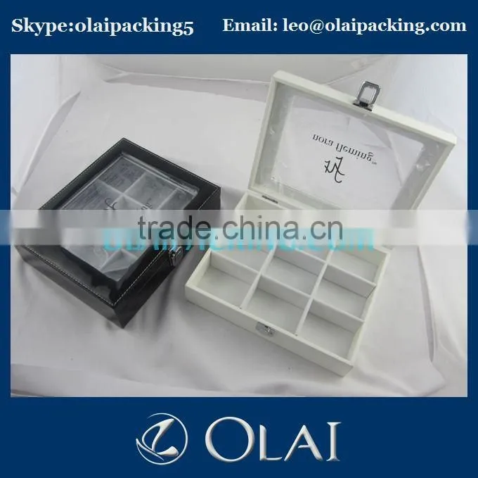 wholesales wood make up box with mirror
