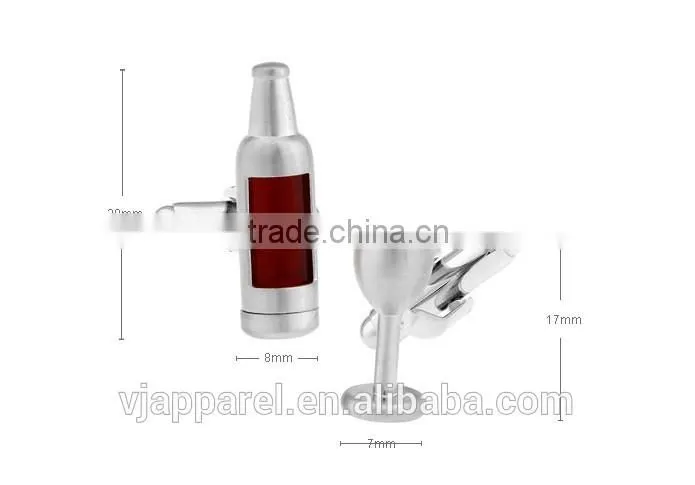 Wine Bottle Cup Cufflinks