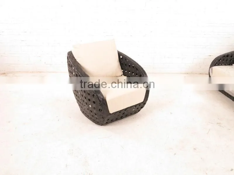 2015 outdoor rattan sofa set confortable cushion fashion design