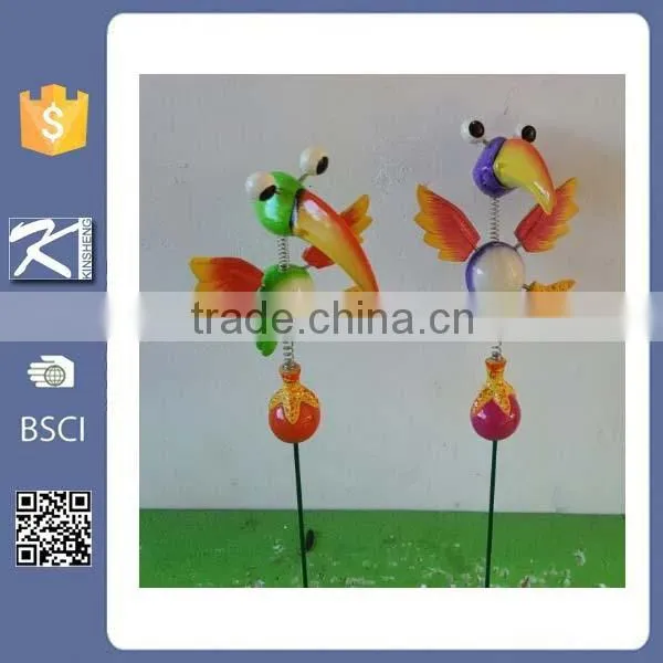 Xiamen plastic decoration animal garden stick for sale