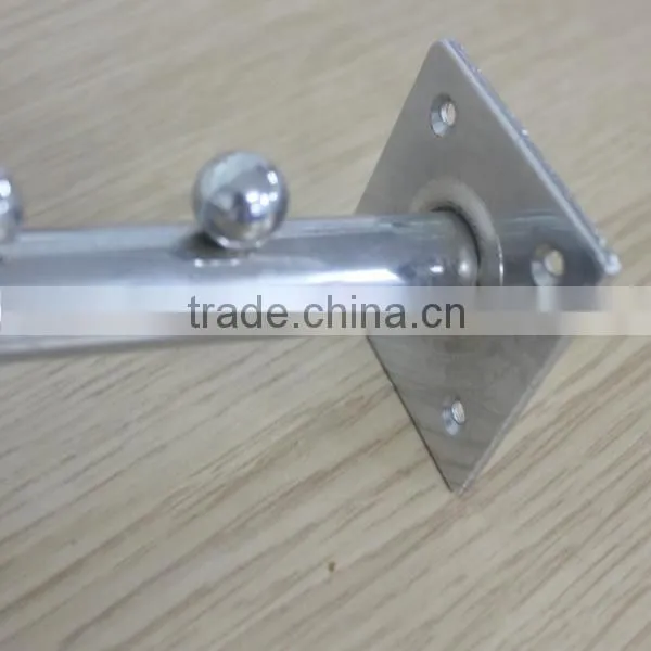 Fashion Style Chrome Finish Wall Mounted Single Hook Bathroom Decorated Clothing Hook