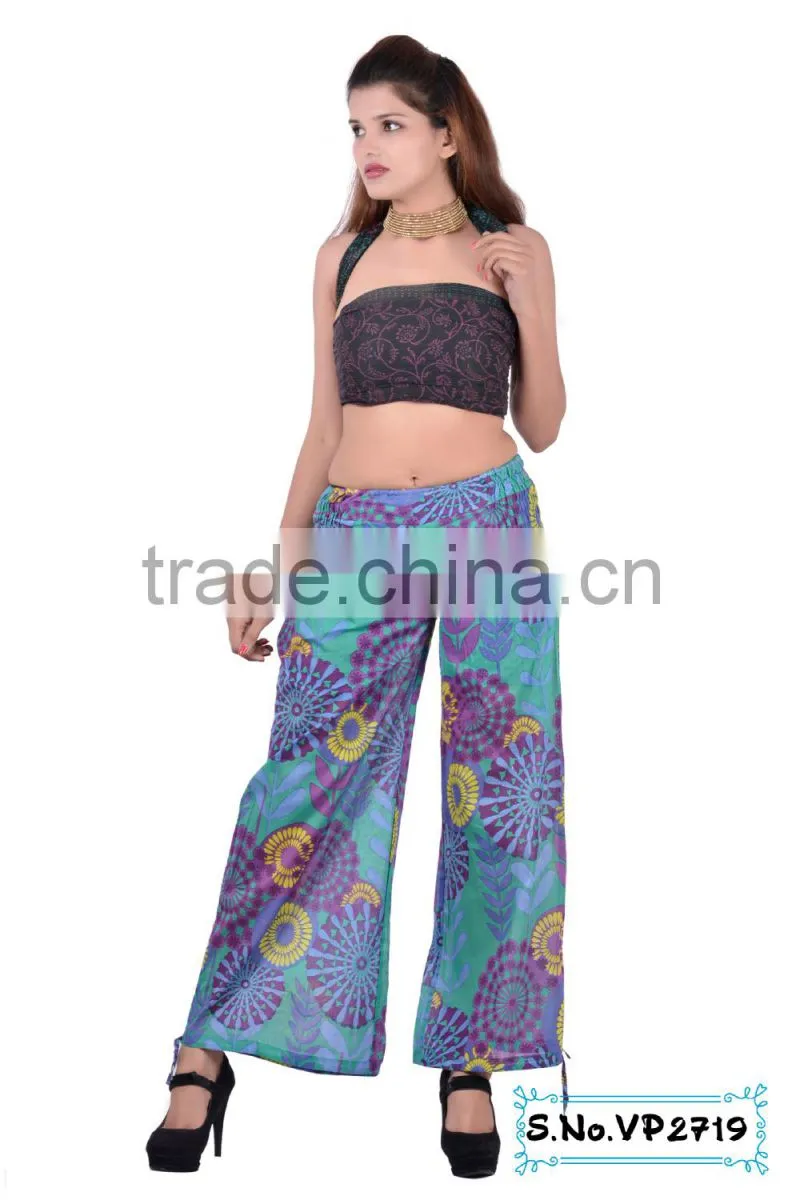 Cotton Printed Trousers yoga pant Plazzo Trouser
