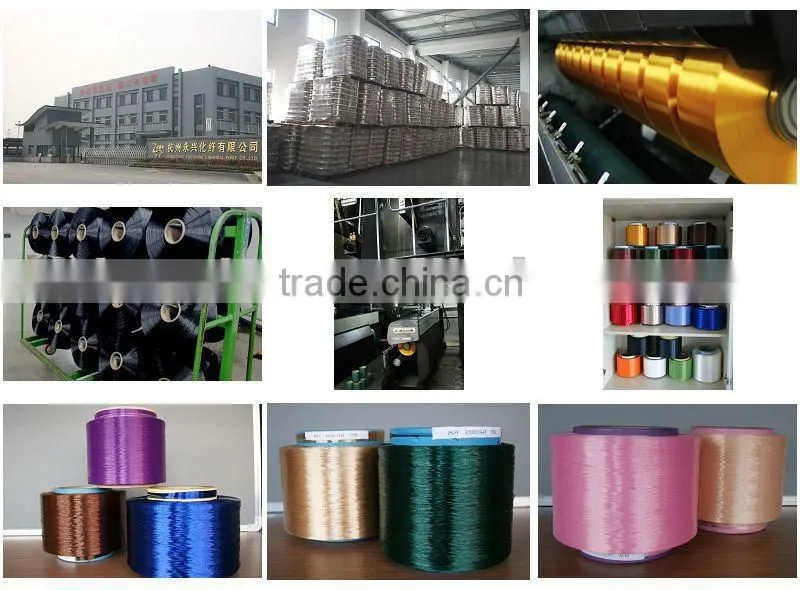 Polyester POY dope dyed yarn