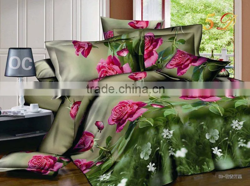 T300 100% cotton white 3cm satin stripe hotel Duvet Cover, Pillow Case and Bed Sheet