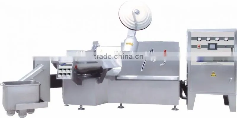 Bowl cutter for meat processing
