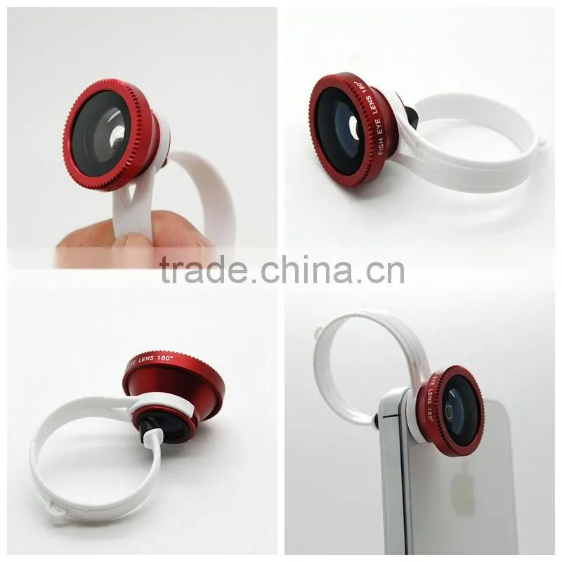 180 degree fish eye lens with clip,fisheye lens mobile,mobile phone camera lens