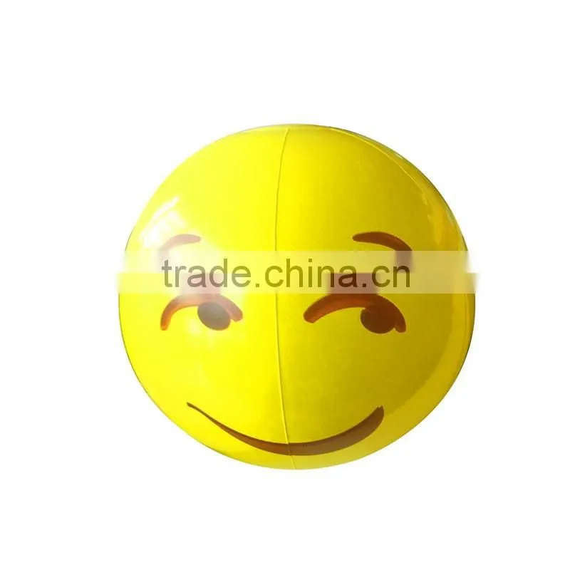 2016 Summer Hollow Emoji Inflatable Beach Balls