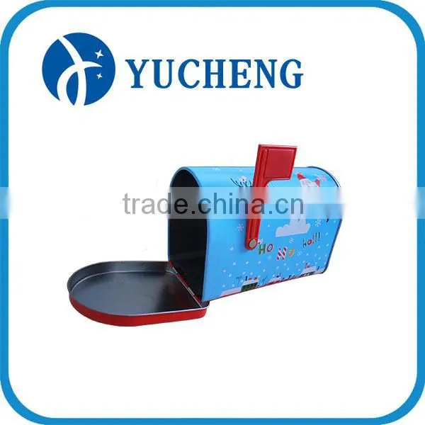 popular food grade pretty colorful metal tinplate box