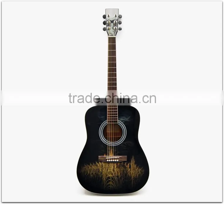High quality copy global acoustic guitar with accessories