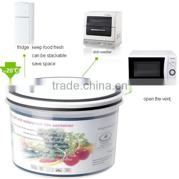 10pcs microwave round food container set GL9060-B