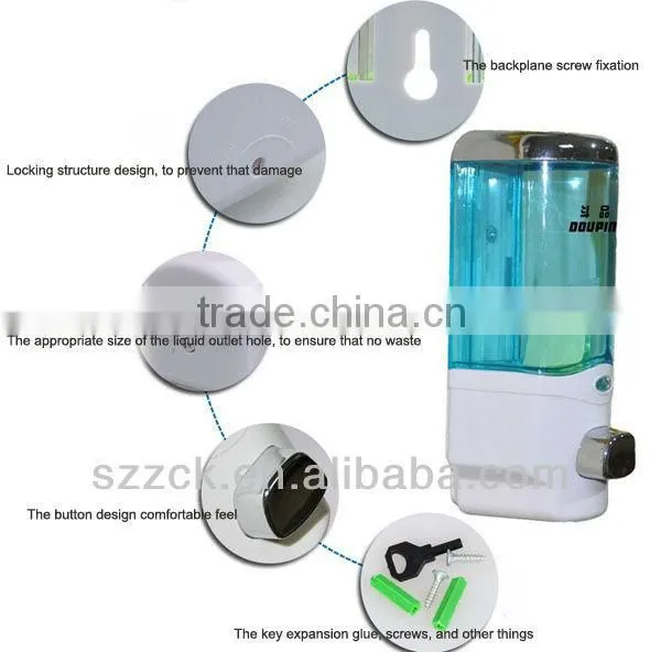 Hot ! 300ML Wall Mounted hand Liquid Soap Dispensers For Hotels DS1554