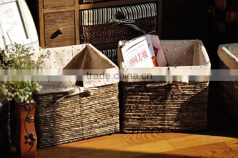 Handmade laundry basket with cover,new design laundry basket
