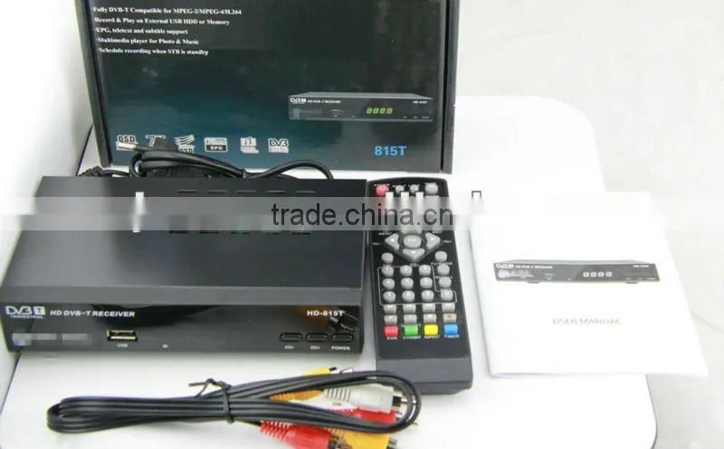 mpeg4 h264 scart dvb-t digital tv receiver