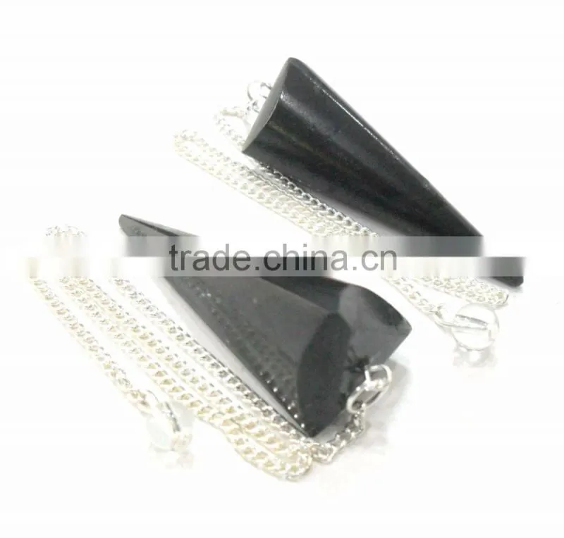 Mix Stone Merkaba Star Metal Cap Pendulum : Wholesale Merkaba Pendulum