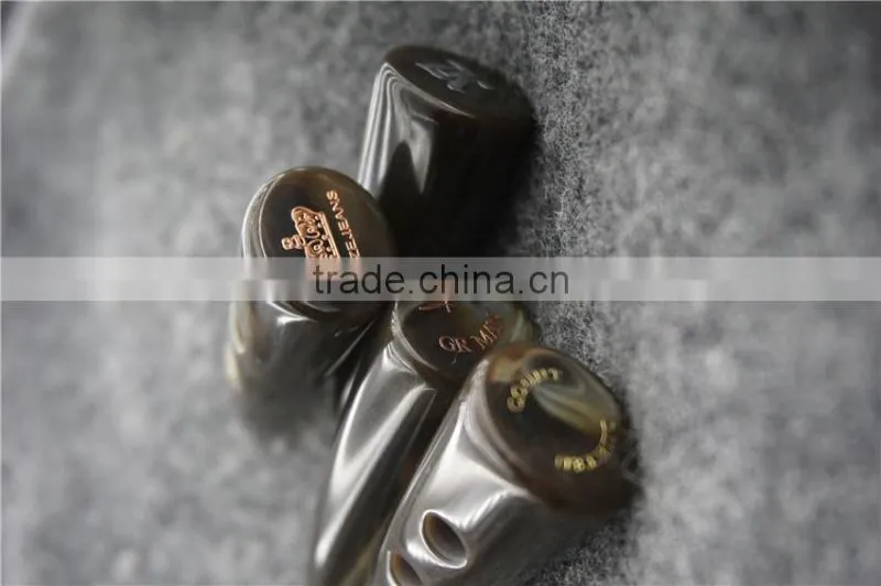 FASHION NEW IN RESION BUTTON WITH LASER PRINTING HOT SALE HORN TOGGLE BUTTON