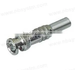 free solder BNC connector CCTV camera connecter