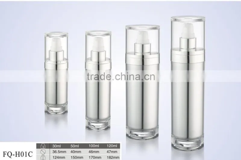 High End cosmetic lotion bottle and plastic jars