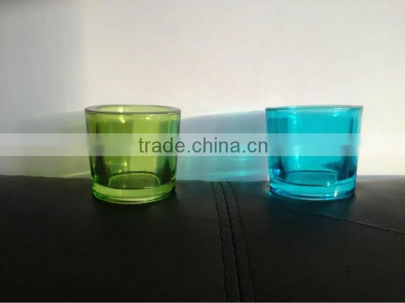 thick-wall glass candle cups