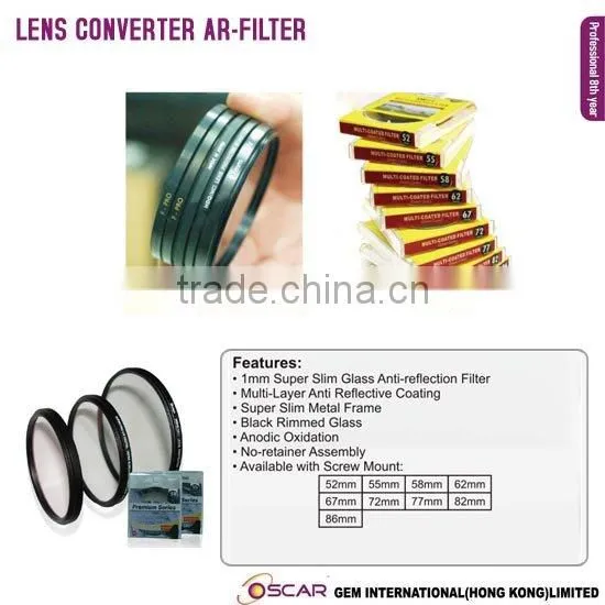 UV Filter camear filter Camera lens filter Mobile Phone Housings