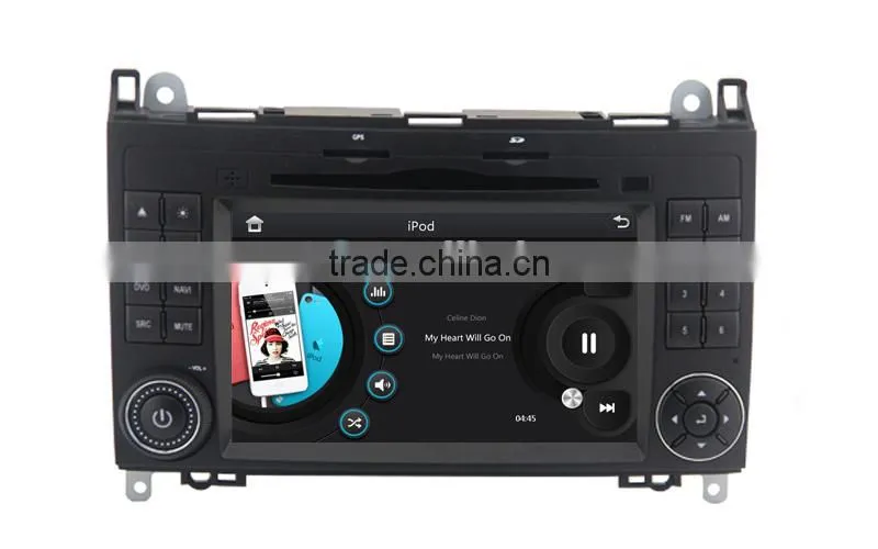 7inch touch screen in-dash car dvd for R300 B200 BLK20 R350 with 3G WiFi OBDII DVR function