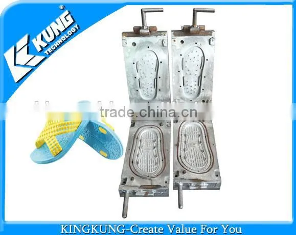 1 mould 1 pair cute kids PVC airblowing slipper mould