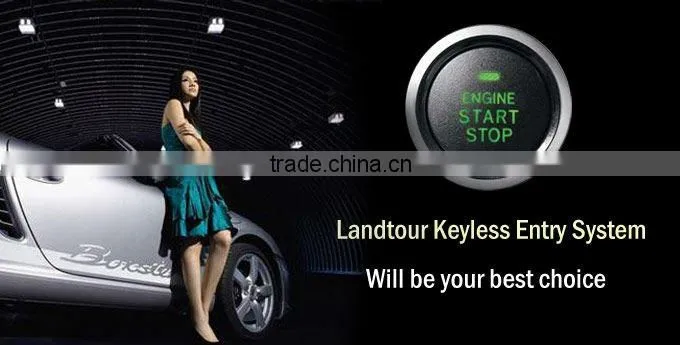 PKE Keyless Push Button Start with RFID Car Alarm system and Automatic Windows Close for Toyota Venza