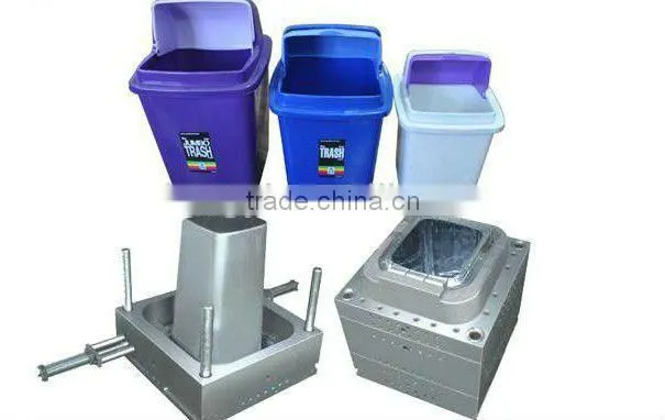 Plastic trash bin mould