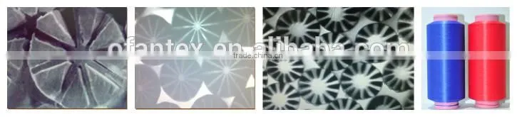 polyester yarn and polyester microfiber yarn and PET/PA6 conjugated yarn